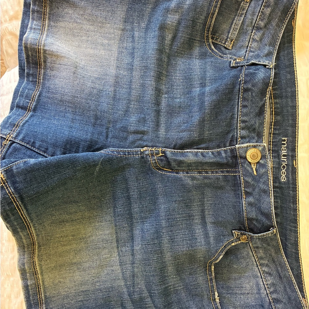 Maurices Blue Jean Shorts
